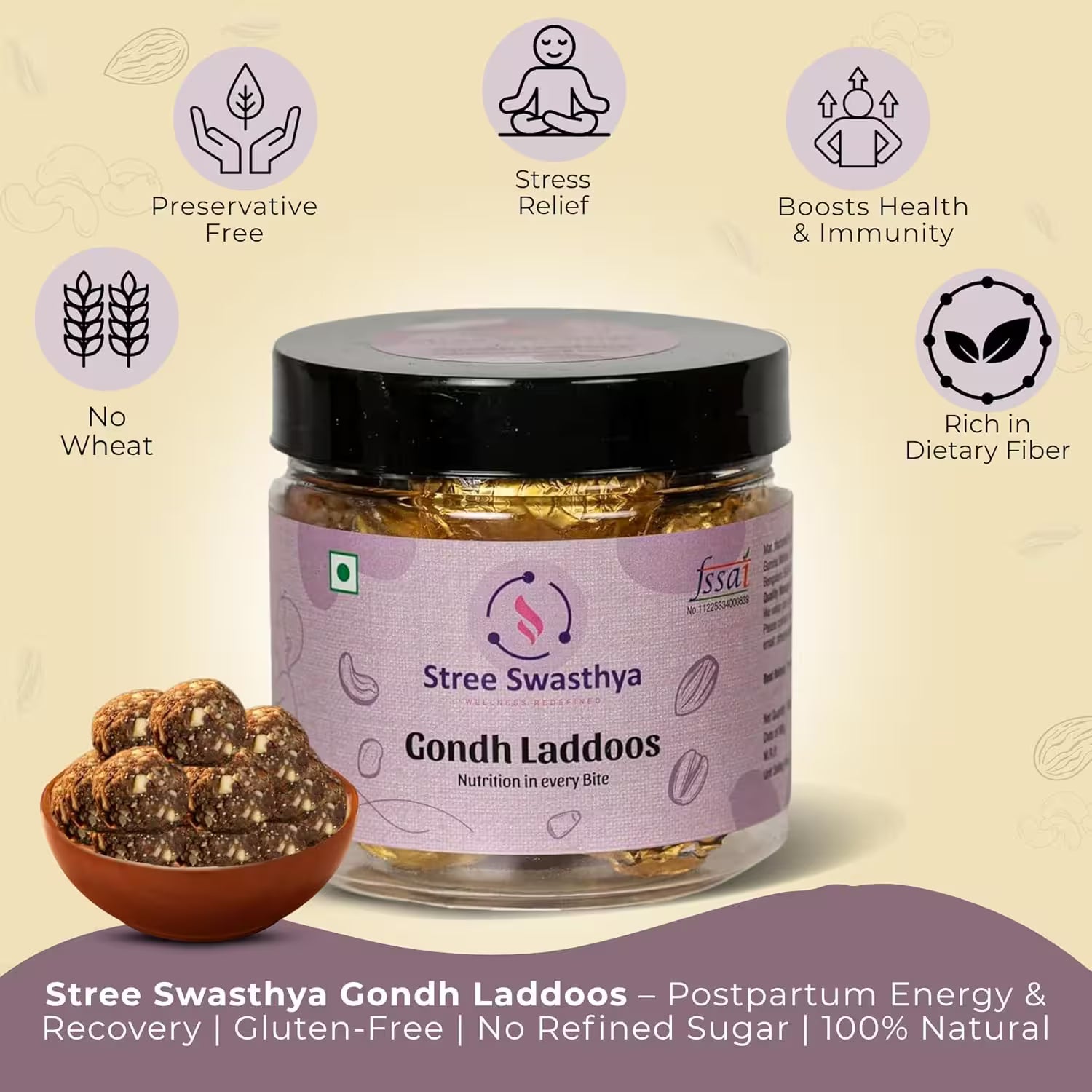Dry Fruit & Gondh Laddoos