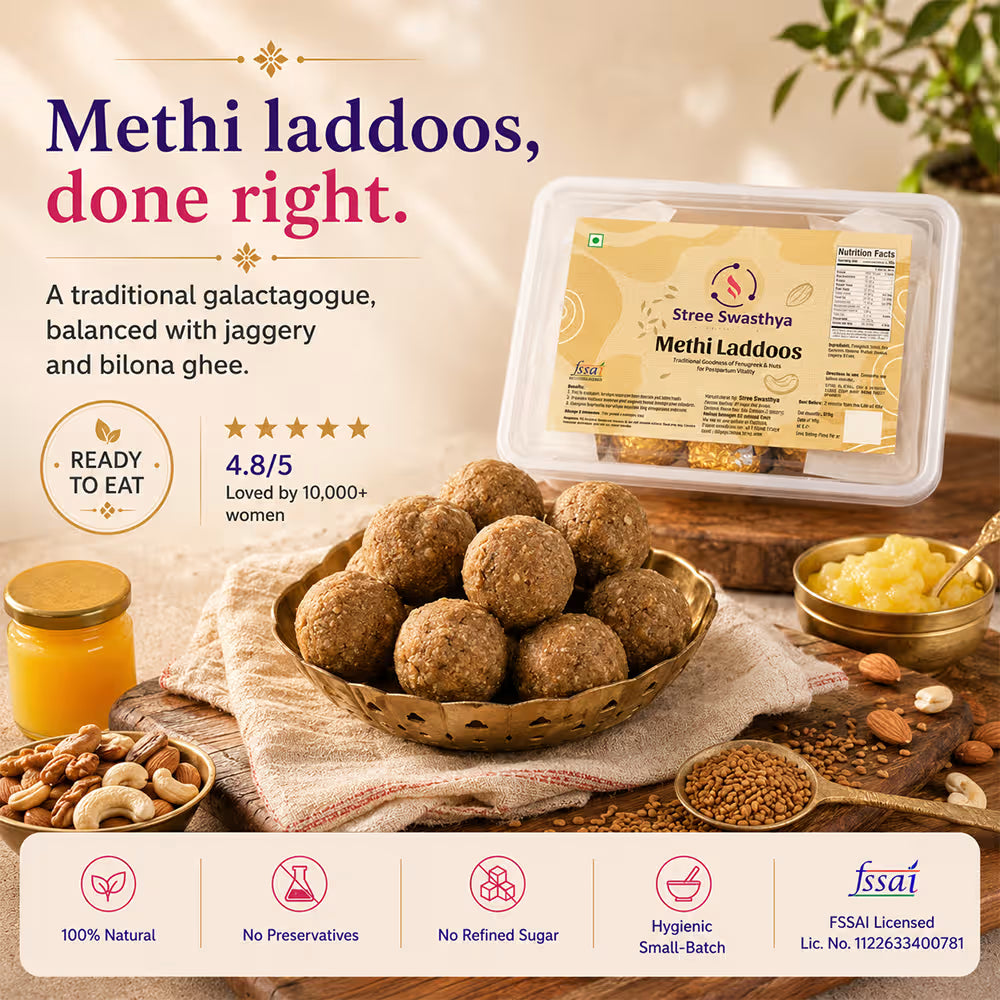 Methi & Nuts Laddoos - Stree Swasthya