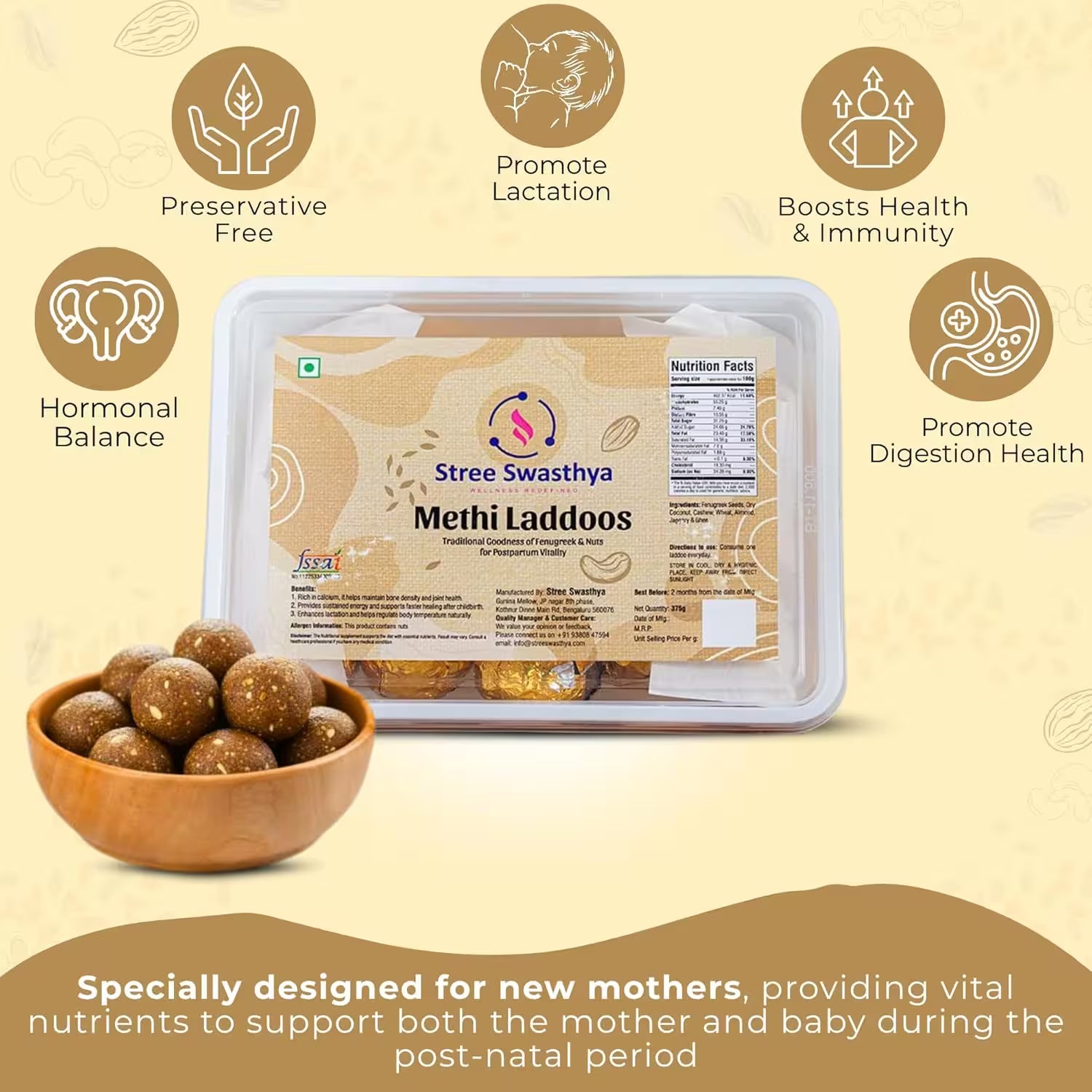 Methi & Nuts Laddoos