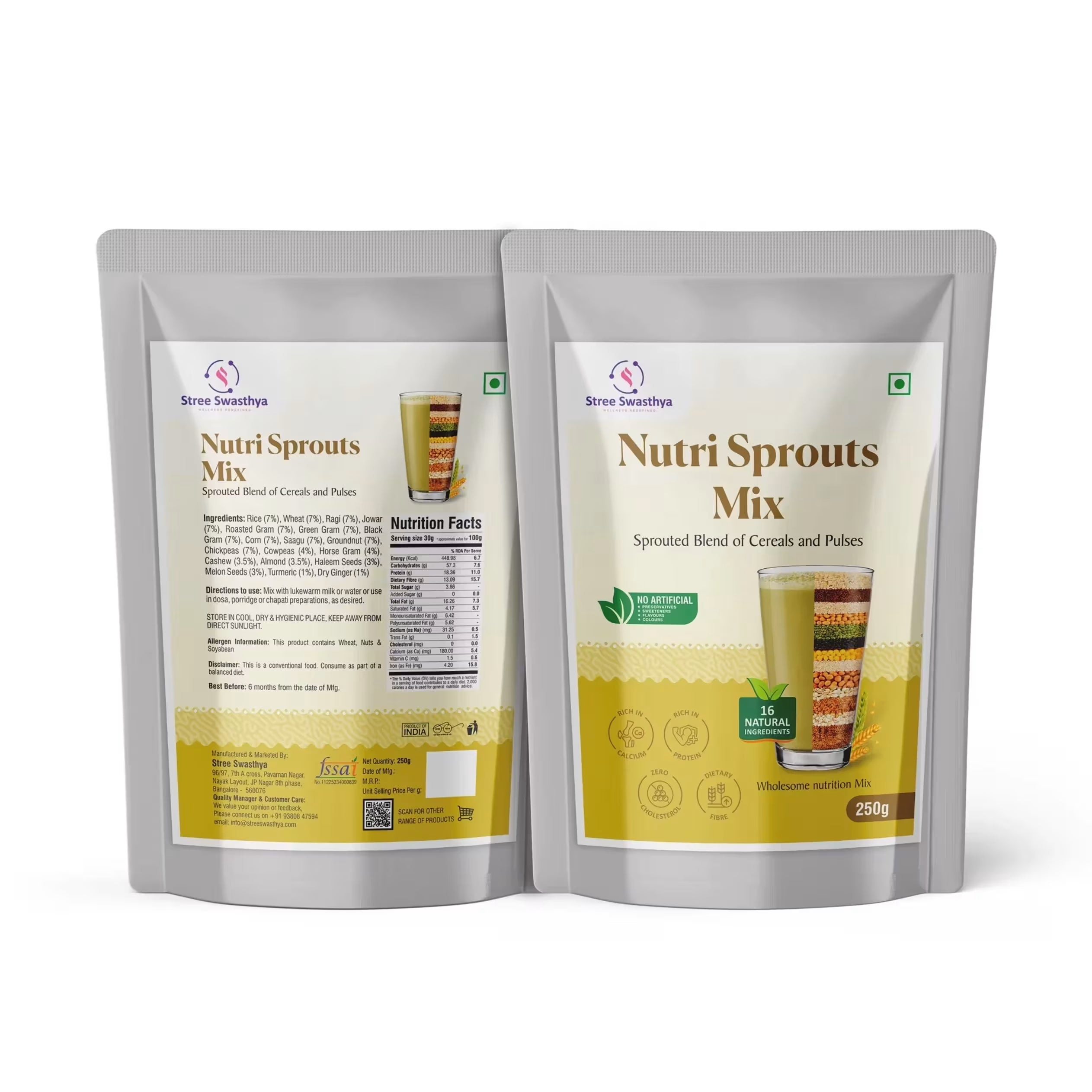 Nutri Sprouts Mix | Sprouted Multigrain Blend