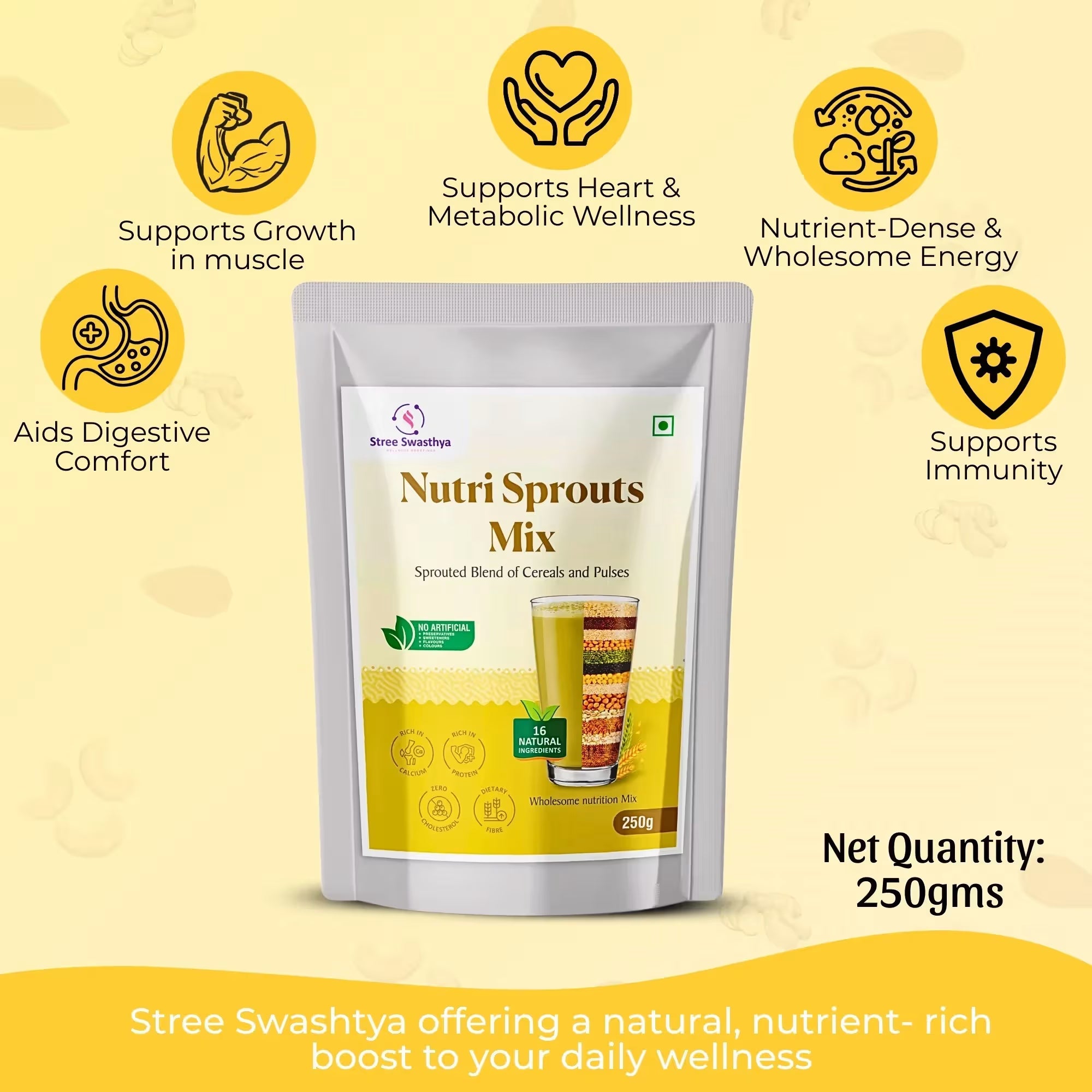 Nutri Sprouts Mix | Sprouted Multigrain Blend