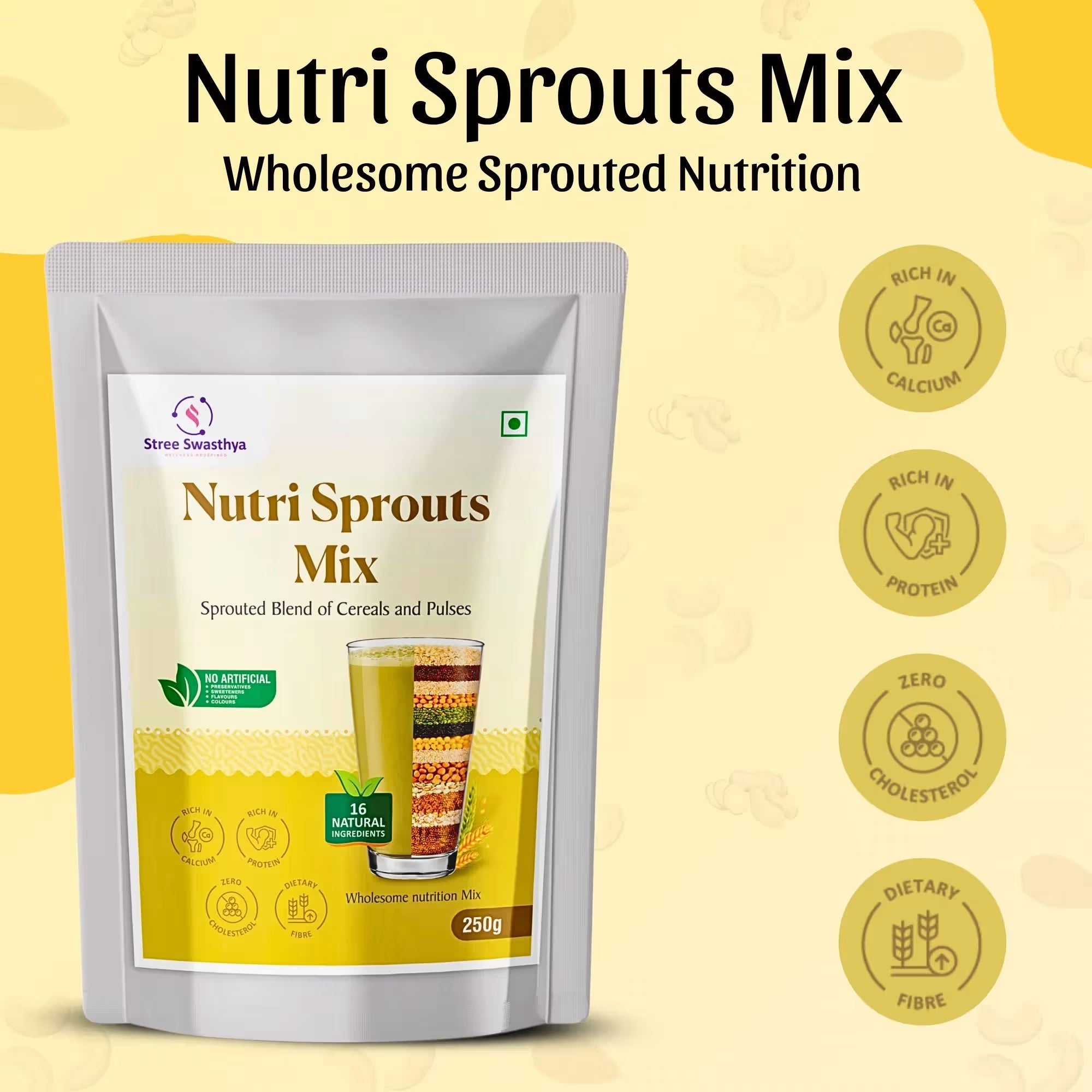 Nutri Sprouts Mix | Sprouted Multigrain Blend